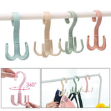 1744A 4-Claw Multi-Function 360 Degree Rotatable Purse Rack Handbag Hanger Hook - SWASTIK CREATIONS The Trend Point