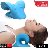 0511 Neck Relaxer | Cervical Pillow for Neck & Shoulder Pain | Chiropractic Acupressure Manual Massage | Medical Grade Material | Recommended by Orthopaedics - SWASTIK CREATIONS The Trend Poi