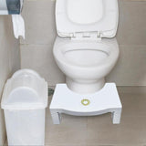 6005A Plastic Non-Slip Folding Toilet Squat Stool - White Color - SWASTIK CREATIONS The Trend Point