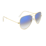 Louis Kouros-3026 Armstoner Aviator Blue-Gold Sunglasses For Men & Women~LK-3026 - SWASTIK CREATIONS The Trend Point