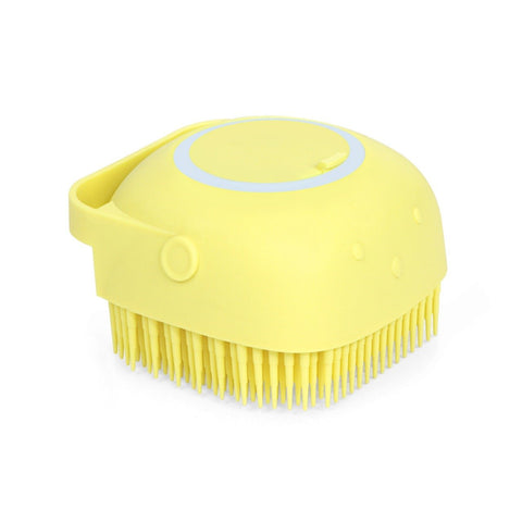 1348 Silicone Massage Bath Body Brush With Shampoo Dispenser (Without Box) - SWASTIK CREATIONS The Trend Point