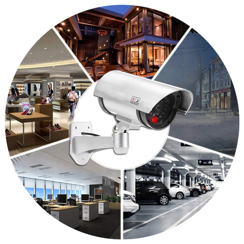 1481 Wireless Security CCTV False Outdoor Fake Dummy Piece IR Camera - SWASTIK CREATIONS The Trend Point
