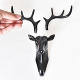 1743 Deer Head Self Adhesive Wall Door Hook Hanger - SWASTIK CREATIONS The Trend Point