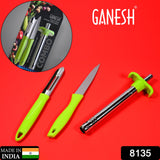 8135_ganesh_3pc_lighter_knife - SWASTIK CREATIONS The Trend Point