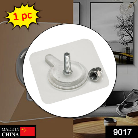 9017 Adhesive Screw Wall Hook used in all kinds of places including household and offices for hanging and holding stuffs etc. - SWASTIK CREATIONS The Trend Point
