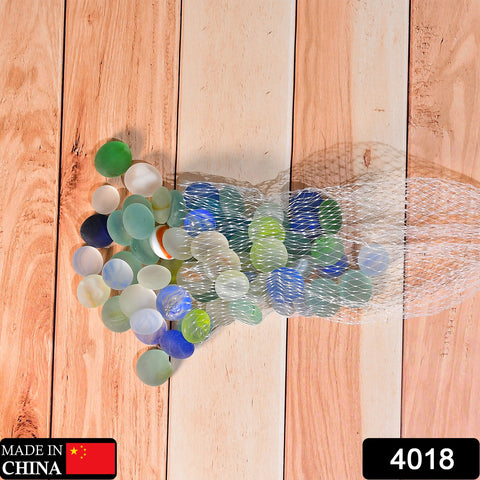 4018 Glass Gem Stone, Flat Round Marbles Pebbles for Vase Fillers, Attractive pebbles for Aquarium Fish Tank. 