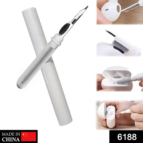 6188 3 In 1 Earbuds Cleaning Pen For Cleaning Of Ear Buds And Ear Phones Easily Without Having Any Damage. - SWASTIK CREATIONS The Trend Point