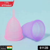 6112B REUSABLE MENSTRUAL CUP USED BY WOMENS AND GIRLS DURING THE TIME OF THEIR MENSTRUAL CYCLE - SWASTIK CREATIONS The Trend Point