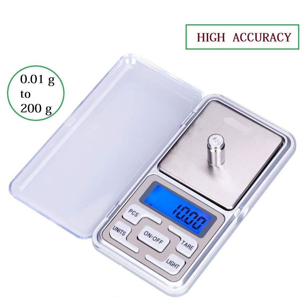 0643 Multipurpose (MH-200) LCD Screen Digital Electronic Portable Mini Pocket Scale(Weighing Scale), 200g - SWASTIK CREATIONS The Trend Point SWASTIK CREATIONS The Trend Point
