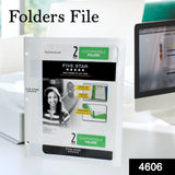 4606 File Paper Holder Organizer School Office Home For Documents - SWASTIK CREATIONS The Trend Point