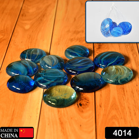 4014 Glass Gem Stone, Flat Round Marbles Pebbles for Vase Fillers, Attractive pebbles for Aquarium Fish Tank. - SWASTIK CREATIONS The Trend Point