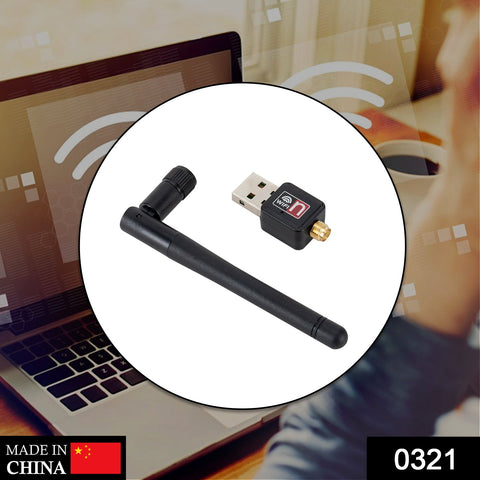 0321 USB Wifi Receiver used in all kinds of household and official places for daily use of internet purposes by types of people etc. - SWASTIK CREATIONS The Trend Point