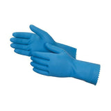 0656 - Cut Glove Reusable Rubber Hand Gloves (Blue) - 1 pc - SWASTIK CREATIONS The Trend Point