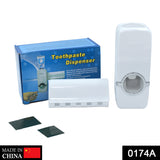 0174A Hands Free Wall Mounted Plastic Dust Proof Automatic Toothpaste Dispenser - SWASTIK CREATIONS The Trend Point