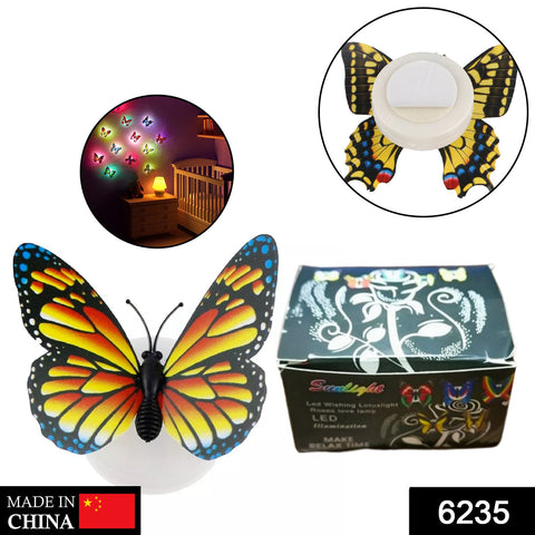 6235 The Butterfly 3D Night Lamp Comes with 3D Illusion Design Suitable for Drawing Room, Lobby. - SWASTIK CREATIONS The Trend Point