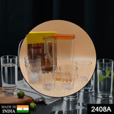 2408A Resistant Glass Jug for Juice, Milk, Cold or Hot Beverages - SWASTIK CREATIONS The Trend Point