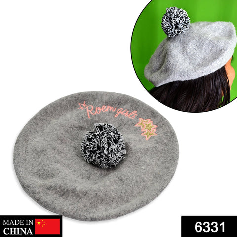 6331 Unisex Beret Winter Cap Hat (1Pc) - SWASTIK CREATIONS The Trend Point