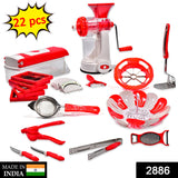 2886 Kitchen Tools Set (Pack of 22) - SWASTIK CREATIONS The Trend Point