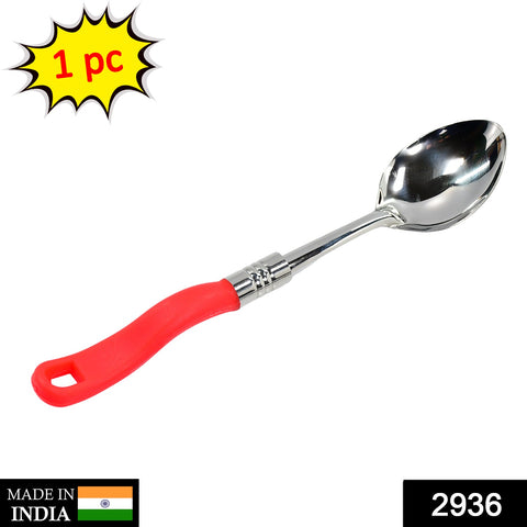 2936 Stainless Steel Serving Spoon with plastic handle - SWASTIK CREATIONS The Trend Point