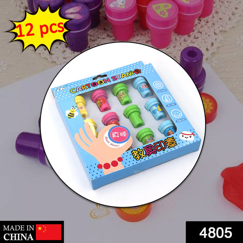 4805 12 Pc Stamp Set used in all types of household places by kids and children’s for playing purposes. - SWASTIK CREATIONS The Trend Point
