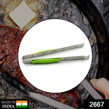 2667 Stainless Still Premium Tong and holder tool for rotis, parathas etc. including normal kitchen purposes. - SWASTIK CREATIONS The Trend Point