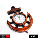 4931 Anchor Wall Clock for Home (Moq :- 24 Pcs) - SWASTIK CREATIONS The Trend Point