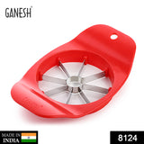8124 Ganesh Plastic & Stainless Steel Apple cutter  (colors may vary) - SWASTIK CREATIONS The Trend Point