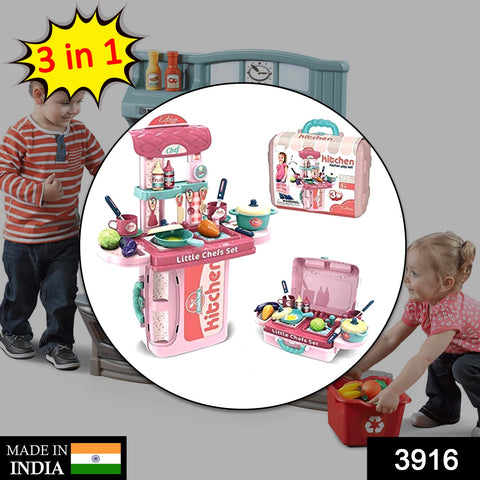 3916 Kitchen Cooking Set used in all kinds of household and official places specially for kids and children for their playing and enjoying purposes. - SWASTIK CREATIONS The Trend Point