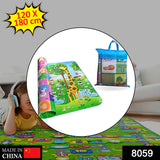 8059 Waterproof Double Side Baby Play Floor Mat for Kids Home With Bag (Size 120 x 180cm) - SWASTIK CREATIONS The Trend Point