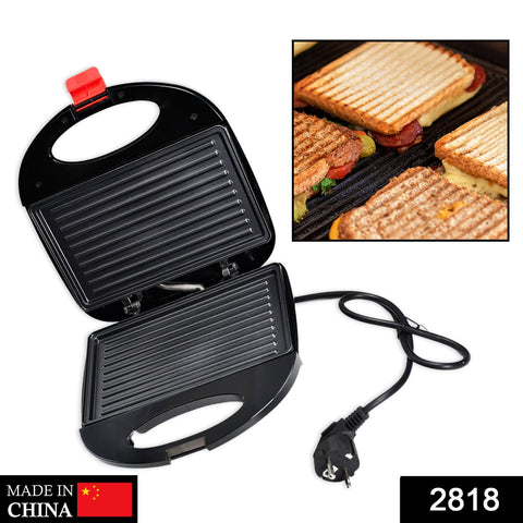 2818 Sandwich Maker Makes Sandwich Non-Stick Plates| Easy to Use with Indicator Lights - SWASTIK CREATIONS The Trend Point