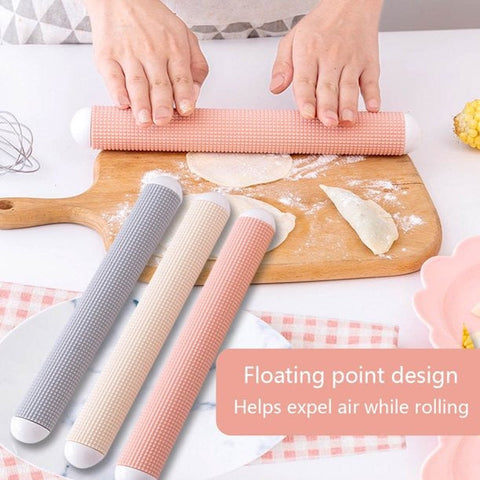 2931 Rolling Pins Floating Point Pins Practical Rolling Gadgets Pastry Making Dough Kitchen Rollers Decoration - SWASTIK CREATIONS The Trend Point