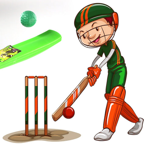 8022A Plastic Cricket Bat and Ball Toy for Kids - SWASTIK CREATIONS The Trend Point