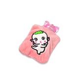 6532 Pink Cartoon small Hot Water Bag with Cover for Pain Relief, Neck, Shoulder Pain and Hand, Feet Warmer, Menstrual Cramps. - SWASTIK CREATIONS The Trend Point