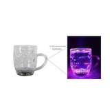 0619 Led Glass Cup (Rainbow Color) - SWASTIK CREATIONS The Trend Point
