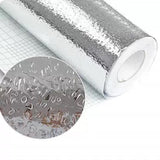 9075 Aluminium foil for Kitchen and Aluminium Foil Paper Sticker Roll for Kitchen Wall, Drawers. (60cm*2Meter) - SWASTIK CREATIONS The Trend Point