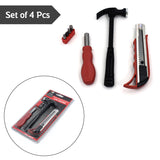 9042A 4PCS HELPER TOOL SET USED WHILE DOING PLUMBING AND ELECTRICIAN REPAIRMENT IN ALL KINDS OF PLACES LIKE HOUSEHOLD AND OFFICIAL DEPARTMENTS ETC. - SWASTIK CREATIONS The Trend Point