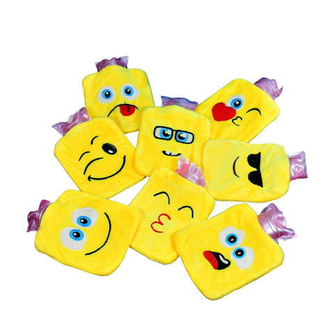 6535 1pc Mix Emoji designs small Hot Water Bag with Cover for Pain Relief, Neck, Shoulder Pain and Hand, Feet Warmer, Menstrual Cramps. - SWASTIK CREATIONS The Trend Point