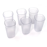8114 Ganesh Decent Glass, 350ml, Set of 6 - SWASTIK CREATIONS The Trend Point