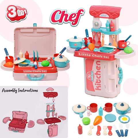 3916 Kitchen Cooking Set used in all kinds of household and official places specially for kids and children for their playing and enjoying purposes. - SWASTIK CREATIONS The Trend Point