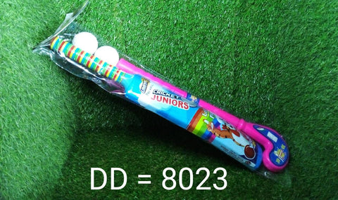 8023 Combo of Light Weight Plastic Bat, Ball & Hockey for Kids - SWASTIK CREATIONS The Trend Point