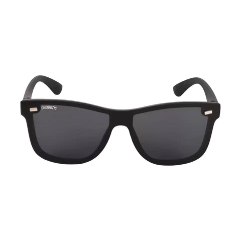 Choriotis-0650 Smyder Square Black-Black Sunglasses For Men & Women~CT-0650