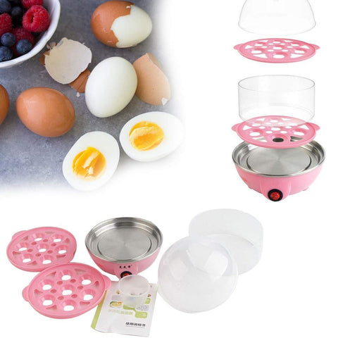 0115 Multi-Function 2 Layer 14 Egg Cooker Boilers & Steamer - SWASTIK CREATIONS The Trend Point