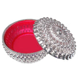 2217 Decorative Bowl with Lid for Candy Box, Dry Fruit Box - SWASTIK CREATIONS The Trend Point