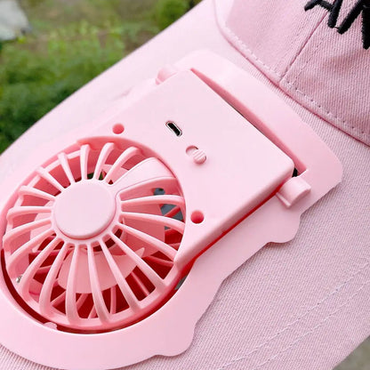 1135 Mini Rechargeable Fan Portable Powered Hat Cap Fan - SWASTIK CREATIONS The Trend Point