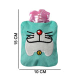 6529 Doremon Cartoon small Hot Water Bag with Cover for Pain Relief, Neck, Shoulder Pain and Hand, Feet Warmer, Menstrual Cramps. - SWASTIK CREATIONS The Trend Point