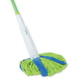 4739 Microfiber Cone Mop and Cone Broom Used for Cleaning Dusty and Wet Floor Surfaces and Tiles. (Without Pole) - SWASTIK CREATIONS The Trend Point