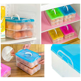2315A Double Layer 24 Grid Egg Storage Box for Egg Storage Container - SWASTIK CREATIONS The Trend Point