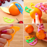 0189 10 Pcs Orange Peeler With Transparent Pouch Bag Combo - SWASTIK CREATIONS The Trend Point