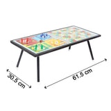 8051A Wooden Small Ludo Laptop Table for Online Study and Children - SWASTIK CREATIONS The Trend Point