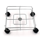 2787 Stainless steel Square Oil Stand For Carrying Oil Bottles And Jars Easily Without Any Problem. - SWASTIK CREATIONS The Trend Point